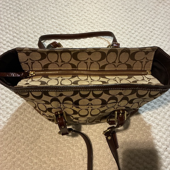 Vintage Coach Signature Brown bag - Picture 5 of 8